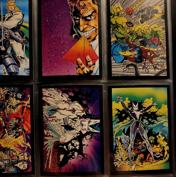 1992 ghost rider some glow in the dark sheet of 9 cards. - Picture 9 of 13